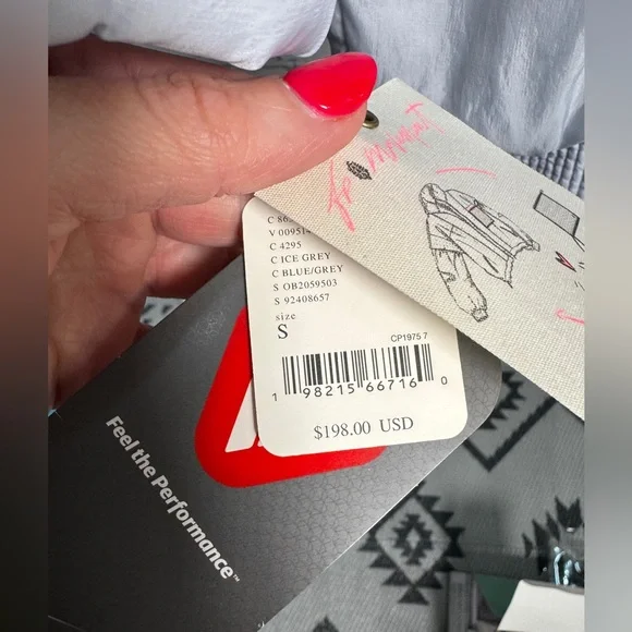 NWT FREE PEOPLE MOVEMENT Penelope Packable Puffer Jacket | Ice Grey MSRP $198 - Picture 6 of 10